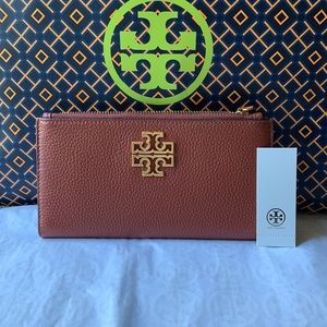 Tory Burch Britten Slim Envelope Wallet Clutch